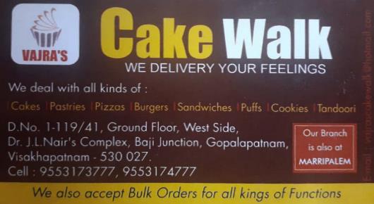 Cake Walk in visakhaptnam,Gopalapatnam In Visakhapatnam, Vizag