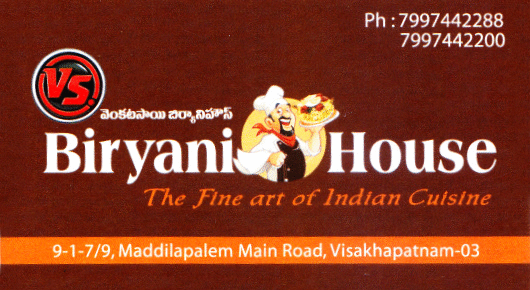 Venkatsai Biryani House Restaurant Maddilapalem in Visakhapatnam Vizag,Maddilapalem In Visakhapatnam, Vizag