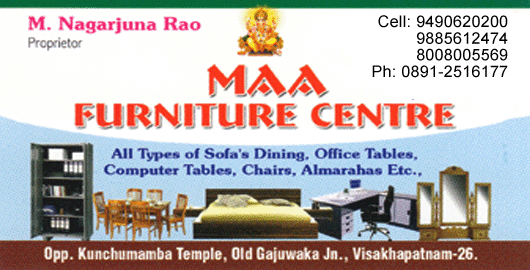 Maa Furniture Centre in Visakhapatnam (Vizag) near Old Gajuwaka