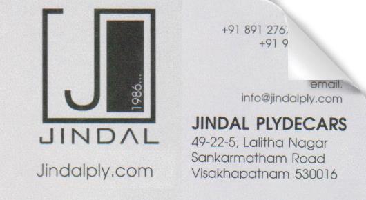 Jindal Plydecars in Visakhapatnam (Vizag) near Sankaramattam