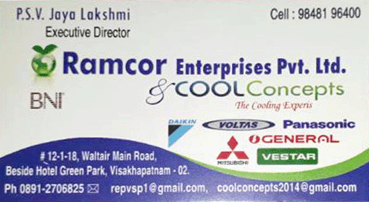 ramcor Enterprises pvt ltd waltair main road vizag visakhapatnam air conditioner seller,waltair main road In Visakhapatnam, Vizag