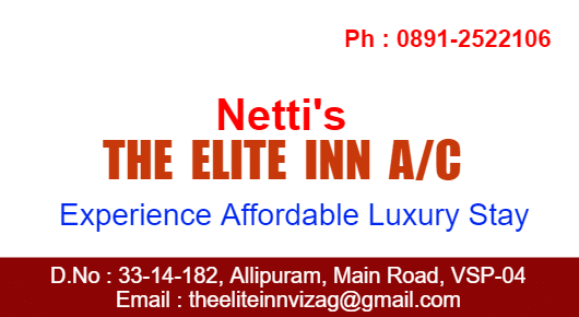 Nettis The Elite Inn Allipuram in Visakhapatnam Vizag,Allipuram  In Visakhapatnam, Vizag