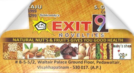 Siddireddys Exit9 Novelties Nuts Fruits Pedawaltair in Visakhapatnam Vizag,Pedawaltair In Visakhapatnam, Vizag