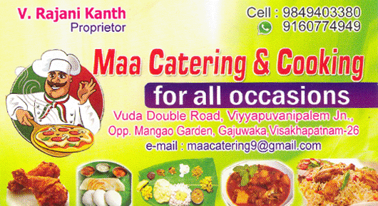 Maa Catering Cooking Gajuwaka in Visakhapatnam Vizag,Gajuwaka In Visakhapatnam, Vizag