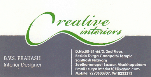Creative interiors Seethammapet in Visakhapatnam Vizag,Seethammapeta In Visakhapatnam, Vizag