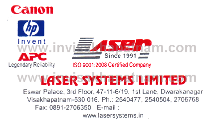 Laser Systems Limited Vizag,Dwarakanagar In Visakhapatnam, Vizag