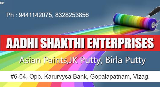 aadhi shakthi enterprises Paints and Putty Dealers gopalapatnam visakhapatnam vizag,Gopalapatnam In Visakhapatnam, Vizag