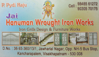 Jai Hanuman Wrough Iron Works Kancharapalem vizag Visakhapatnam,kancharapalem In Visakhapatnam, Vizag