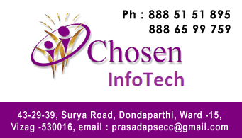 chosen infotech dondaparthi,dondaparthy In Visakhapatnam, Vizag