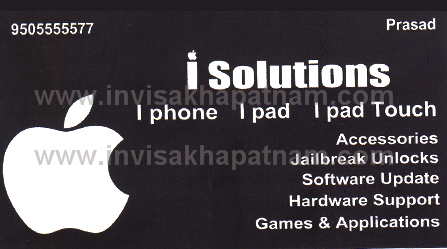 i solutions iphone ipad vsp 86,not given In Visakhapatnam, Vizag