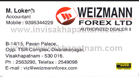 Weizmann forex ltd vijayawada ap matched betting without betfair online