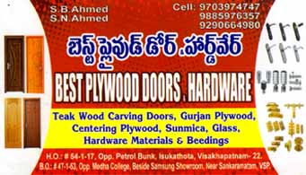 plywood doors in visakhapatnam,Isukathota In Visakhapatnam, Vizag