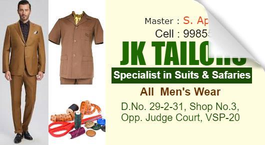 JK Tailors Suits Safaris Menswear Tailors Judge Court in Visakhapatnam Vizag,Judge court  In Visakhapatnam, Vizag
