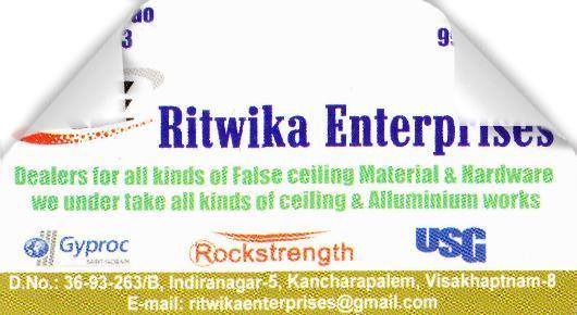 Ritwika Enterprises Glass Works false Ceiling works Kancharapalem in Visakhapatnam Vizag,kancharapalem In Visakhapatnam, Vizag