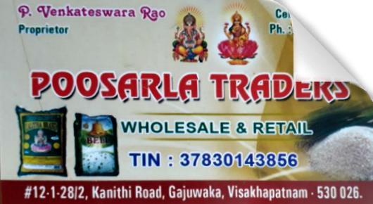 Poosarla Traders Gajuwaka in Visakhapatnam Vizag,Gajuwaka In Visakhapatnam, Vizag