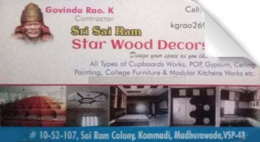 Sri Sai Ram Star Wood Decors Madhurawada in Visakhapatnam Vizag,Kommadi In Visakhapatnam, Vizag