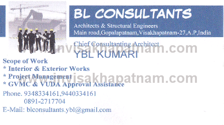 BL Constructions Gopalapatnam,Visakhapatnam In Visakhapatnam, Vizag