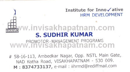 Institute for Innovative HRM NAD,NAD In Visakhapatnam, Vizag