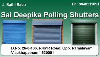 Sai Deepika Rolling Shutters in visakhapatnam,Town Kotha Road  In Visakhapatnam, Vizag