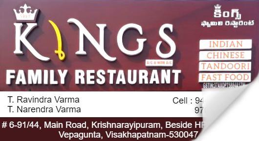 Kings Family Restaurant Catering Vepagunta in Visakhapatnam Vizag,Vepagunta In Visakhapatnam, Vizag