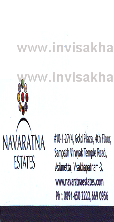 Navaratna Estates Asilmetta,CBM Compound In Visakhapatnam, Vizag