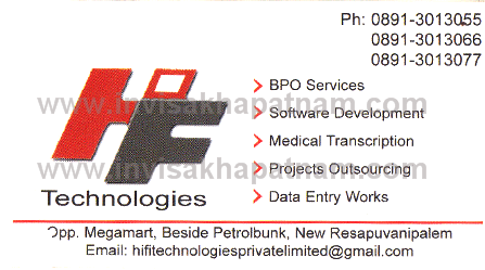 HF Technologies Resuvanapalem,Visakhapatnam In Visakhapatnam, Vizag
