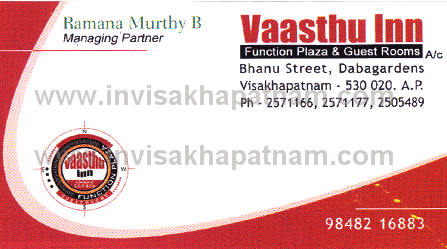 VaasthuInn Dabagardens,Dabagardens In Visakhapatnam, Vizag