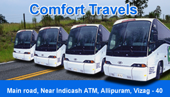 comfort Travels in visakhapatnam,Allipuram  In Visakhapatnam, Vizag