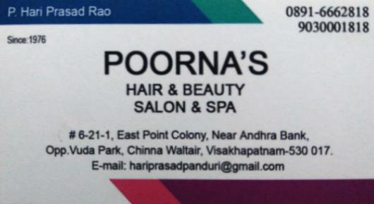Men Hair Beauty Saloon and spa Poornas Near East Point Colony Chinawaltiar in visakhapatnam vizag,Chinnawaltair In Visakhapatnam, Vizag