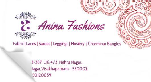 Anina Fashions in Ramnagar Visakhapatnam Vizag,Ramnagar In Visakhapatnam, Vizag
