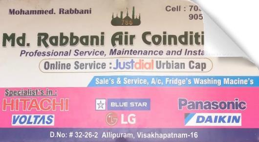 md rabbani air conditioning services maintenance installation akkayyapalem visahapatnam vizag,Allipuram  In Visakhapatnam, Vizag