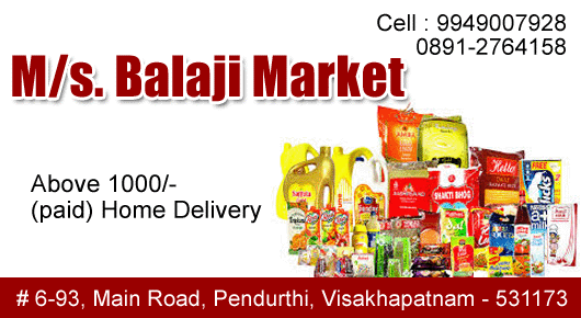 Balaji Market Pendurthi in Visakhapatnam Vizag,Pendurthi In Visakhapatnam, Vizag