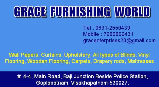 GRACE FURNISHING WORLD in Gopalapatnam Visakhapatnam Vizag,Gopalapatnam In Visakhapatnam, Vizag