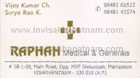 RaphahmedicalAndgeneral marripalem,marripalem In Visakhapatnam, Vizag