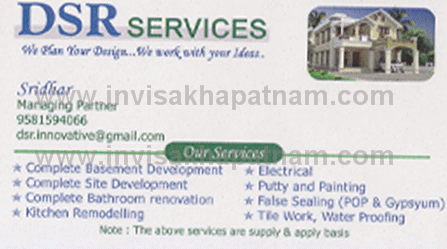 DSR Servises,Visakhapatnam In Visakhapatnam, Vizag