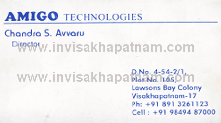 AMIGO TECHNOLOGIES,Lawsons Bay Colony In Visakhapatnam, Vizag