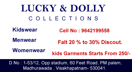 Lucky Dolly in Visakhapatnam Vizg,Madhurawada In Visakhapatnam, Vizag