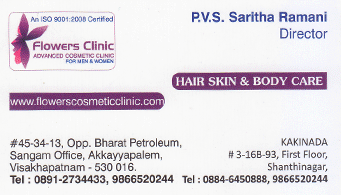 Flowers Clinic Hair Skin and Body Care Akkayyapalem in Visakhapatnam Vizag,Akkayyapalem In Visakhapatnam, Vizag