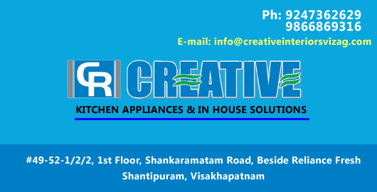 Creative Kitchen Appliances And In House Solutions Shantipuram in Visakhapatnam Vizag,Santhipuram In Visakhapatnam, Vizag