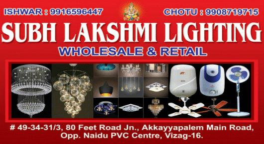 Subh Lakshmi Lighting Wholesale Retail Akkayyapalem Show Interior Lights Dealers Vizag,Akkayyapalem In Visakhapatnam, Vizag