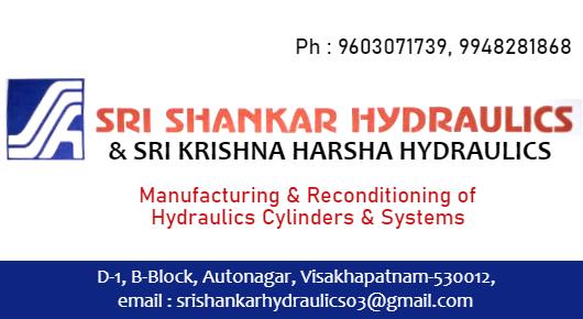 Sri Shankar Hydraulics Sri Krishna Harsha Hydraulic Autonagar Visakhapatnam Vizag,Auto Nagar In Visakhapatnam, Vizag