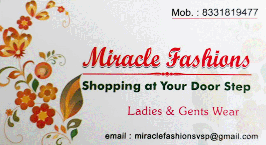Miracle Fashions in Visakhapatnam Vizag,Visalakshinagar In Visakhapatnam, Vizag