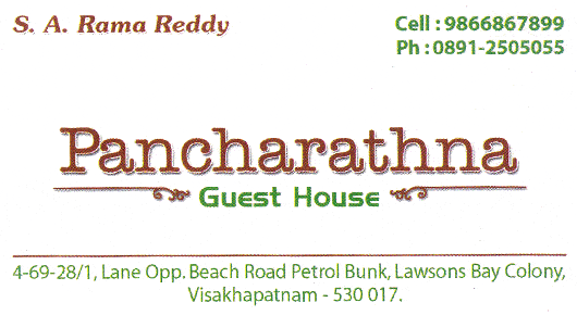 pancharathna guest house lawsons bay colony vizag visakhapatnam,Lawsons Bay Colony In Visakhapatnam, Vizag