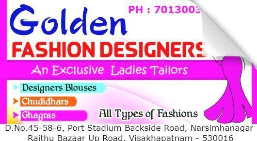 Golden Fashion Designers Maggam Works Narasimha Nagar in Visakhapatnam Vizag,Narasimha nagar In Visakhapatnam, Vizag