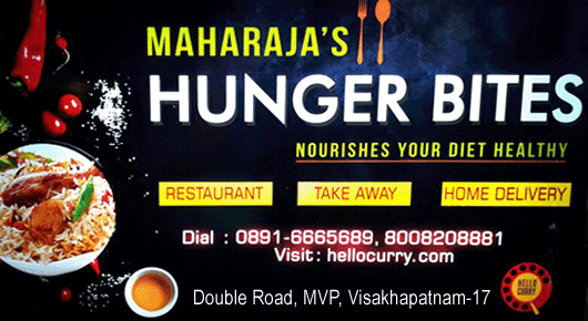 Maharajas Hunger Bites in Visakhapatnam Vizag,MVP Double Road In Visakhapatnam, Vizag