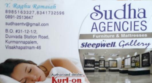 Sudha Agencies Furniture Mattresses Sleepwell Kurmannapalem in Visakhapatnam Vizag,Kurmannapalem In Visakhapatnam, Vizag