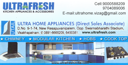 ULTRAFRESH Kitchen Appliances And Accessories New Resapuvanipalem in Visakhapatnam Vizag,new  resapuvanipalem In Visakhapatnam, Vizag