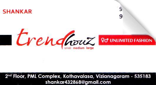 Trendhouz in Kothavalasa Vizianagaram,kothavalasa In Visakhapatnam, Vizag