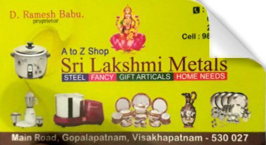 Sri Lakshmi Metals in Gopalapatnam Visakhapatnam Vizag,Gopalapatnam In Visakhapatnam, Vizag