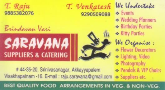 Brindavan vari saravana suppliers catering services akkayyapalem Visakhapatnam Vizag,Akkayyapalem In Visakhapatnam, Vizag
